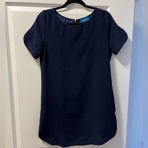 Willy Jays Navy Blue Dress With Back Zipper